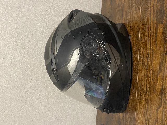 BILT Raptor Shadow ECER22-05 Model FF302 SIZE M, Black Motorcycle Helmet