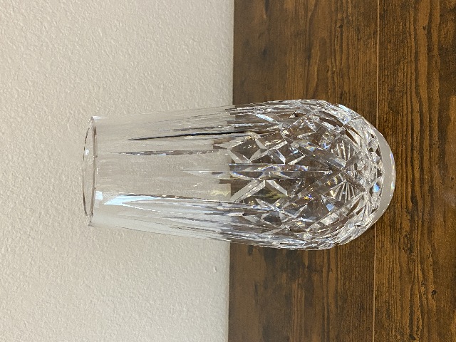 VTG WATERFORD Crystal LISMORE Vase 9"H IRELAND