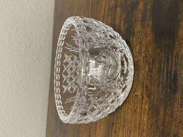 VTG Waterford 2001 Times Square HOPE FOR ABUNDANCE Votive/Bowl SIGNED 4"W