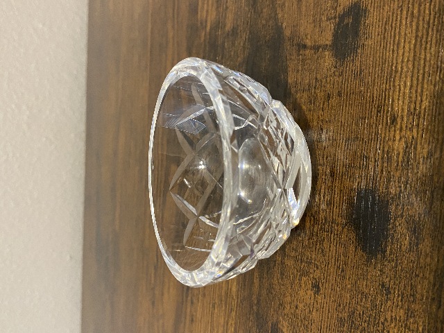 VTG Waterford Crystal Small Open Sugar Bowl SIGNED 3 1/8"W