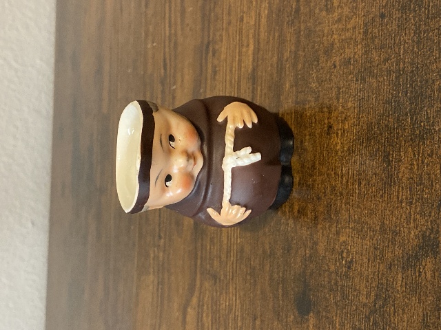 VTG Goebel Hummel Friar Tuck Monk Creamer #S 141 2/0, 2 5/8"H Germany TMK2