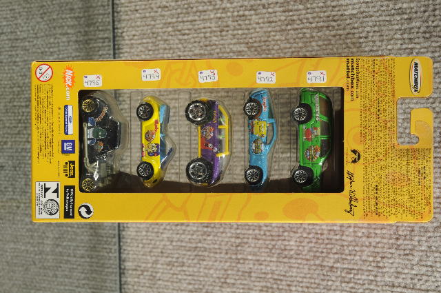 Matchbox SpongeBob Movie 2004 5 Car Pack Set NIB | eBay