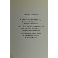 Brittanica Great Books Vol 45: Lavoisier Fourier Faraday 1952