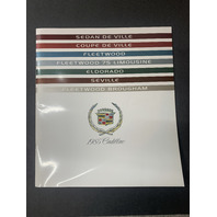 1985 CADILLAC BROCHURE CATALOG DE VILLE FLEETWOOD LIMOUSINE ELDORADO SEVILLE +