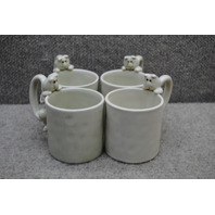 VTG Set of 4 Fitz & Floyd Catnap Ceramic Cat Muigs