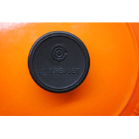 Le Creuset Dutch Oven "G" Enamel Cast Iron Flame Orange Made in France Lid Only