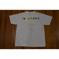 Nirvana In Utero Authentic Vintage 90s T-Shirt Size XL Giant Tag