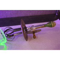 Green Uranium Glass 16 oz A & J Hand Mixer/Egg Beater