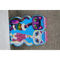 Vintage Early 1990’s Lisa Frank Twin Diva Cat Cats Spiral Notebook