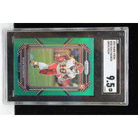 2022 Panini Prizm #352 Isiah Pacheco Green Prizm Rookie SGC 9.5 Mint Card