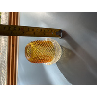 Vintage Clarke Pyramid Amber Fairy Lamp
