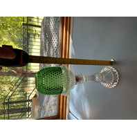 Vintage Fairy Lamp with Candlestick Base