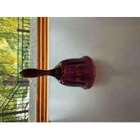 VTG FENTON Art Glass Bell Amethyst Purple
