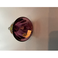 VTG FENTON Art Glass Bell Amethyst Purple
