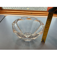 Vintage Lenox "CARAT" Crystal Bowl Octagon Diamond Shape