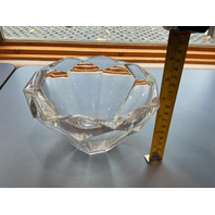 Vintage Lenox "CARAT" Crystal Bowl Octagon Diamond Shape
