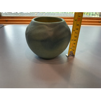 Vintage Van Briggle Pottery Turquoise Vase Matte Finish Signed