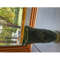 Vintage Van Briggle Pottery Turquoise Vase Matte Finish Signed