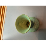 Vintage Van Briggle Pottery Turquoise Vase Matte Finish Signed