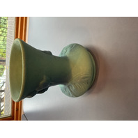 Vintage Van Briggle Pottery Turquoise Vase Matte Finish Signed