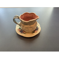 BEAUTIFUL HAND PAINTED Fitz and Floyd Victorian Lace Creamer