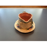 BEAUTIFUL HAND PAINTED Fitz and Floyd Victorian Lace Creamer