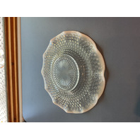 VTG Anchor Hocking Moonstone Hobnail Rippled Platter