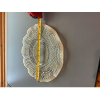 VTG Anchor Hocking Moonstone Hobnail Rippled Platter