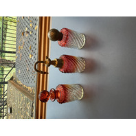 BEAUTIFUL Baccarat Rose Tint French Perfume Bottle Set