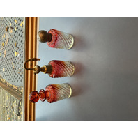 BEAUTIFUL Baccarat Rose Tint French Perfume Bottle Set