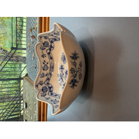 STUNNING Meissen Blue Onion Square Centerpiece Bowl
