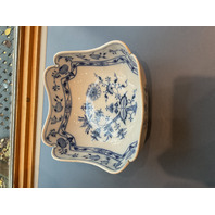 STUNNING Meissen Blue Onion Square Centerpiece Bowl