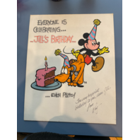 Original Ray Halter Ink on Illustration Board Disney Artist