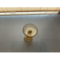 VINTAGE Fritz Hackett Hand Painted Wine Goblet