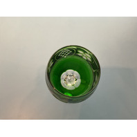 Crystal Marsala Emerald  Wine Goblet