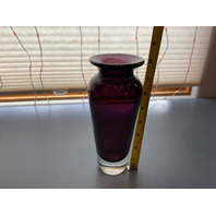 Vintage Amethyst Glass Vase