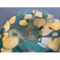 BEAUTIFUL Art Glass Signed Vase 5”H