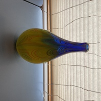 BEAUTIFUL Art Glass Vase 14.25”H