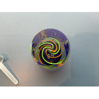 STUNNING Art Glass Perfume Bottle Signed 2004 4”H