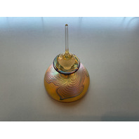 BEAUTIFUL Robert Held Iridescent Signed Perfume Art Glass Bottle