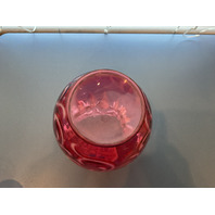 BEAUTIFUL Button and Braids Art Glass Pitcher with 2 Glasses Set