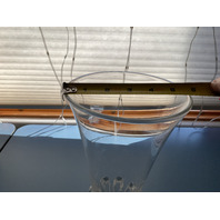 VTG Steuben Crystal Lotus Signed Vases 9.75"H