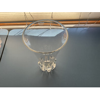 VTG Steuben Crystal Lotus Signed Vases 9.75"H