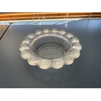 Lalique Pornic Shell  Art Glass Bowl
