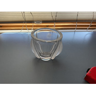 Lalique Deux Tulipes Art Glass Vase 4.25&rdquo;H