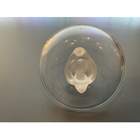 Lalique Frosted Crystal Swan Trinket Dish 4&rdquo;W