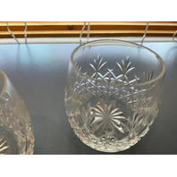 BEAUTIFUL Waterford Old Fashioned Glasses Pair 3.75&rdquo;H