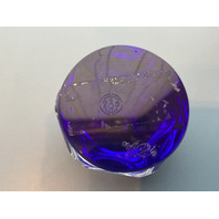 Baccarat Crystal France Taurus the Bull Sulphide Faceted Zodiac Paperweight 2.5&rdquo;W