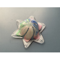 Murano Style Art Glass Flower Dish