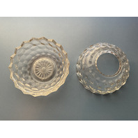 Vintage Clear Glass Fairy Lamp Globe Candle Holder